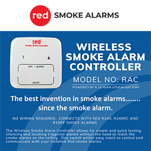 Quality Smoke Alarm - Australian Made SmokeSight by Redbusbar